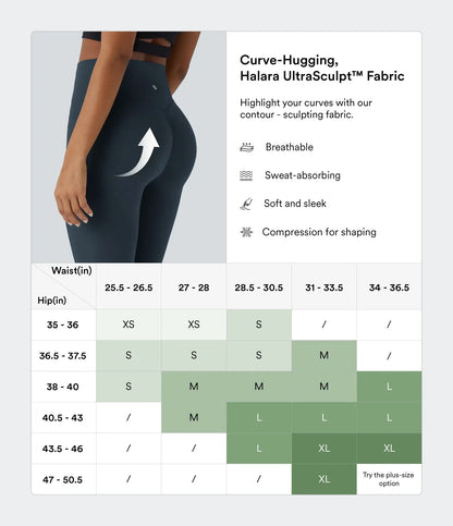 Halara UltraSculpt™ SoCinched High Waisted Tummy Control Pocket Shaping Training Leggings