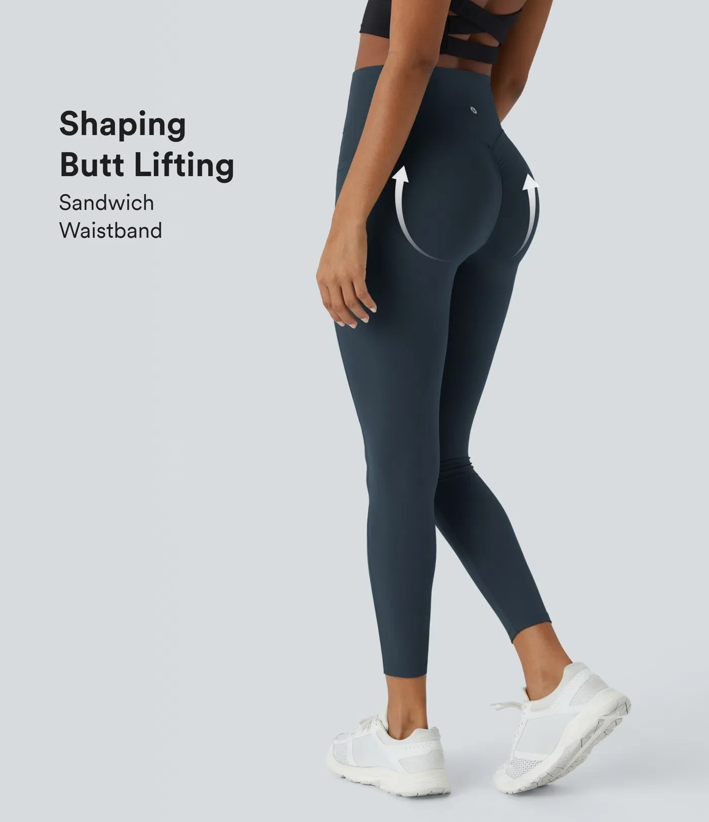 Halara UltraSculpt™ SoCinched High Waisted Tummy Control Pocket Shaping Training Leggings